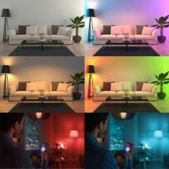 Alecto Smart - LED Lamp SMARTLIGHT40 -Veiligheid Thuis alecto smart led lamp 4179484 sfeer 5