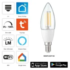 Alecto Smart - LED Lamp SMARTLIGHT130 -Veiligheid Thuis alecto smart led lamp 4179487 sfeer 2