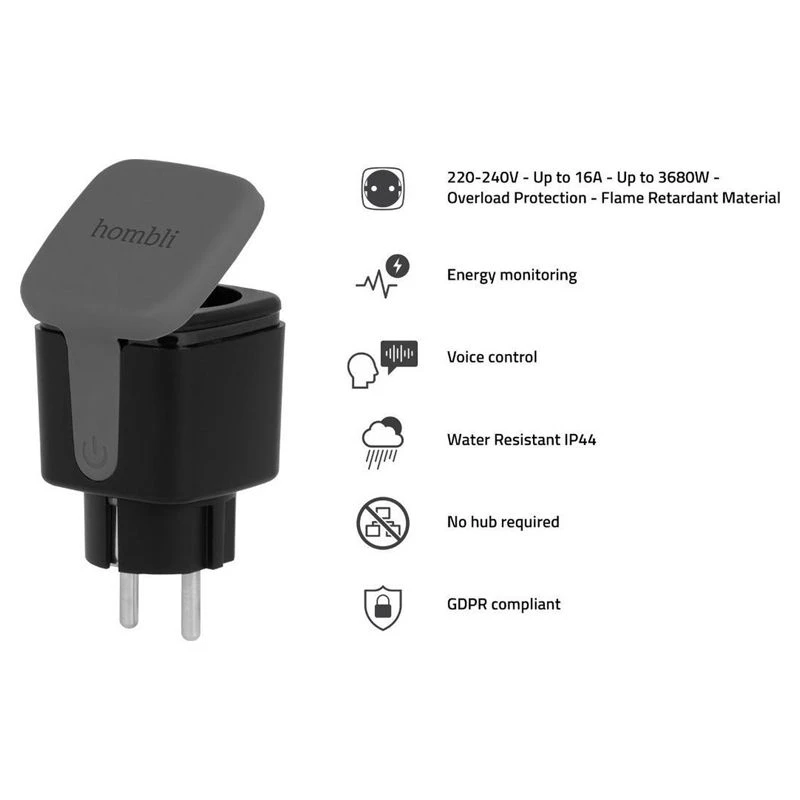 Hombli Outdoor - Tussenstekker HB074 3 Hombli Outdoor - Tussenstekker HB074 - Afbeelding 3