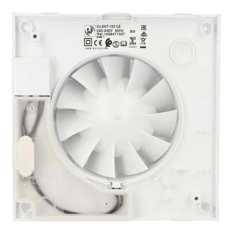 Soler & Palau SILENT-100 - Badkamer-/toiletventilator 5210400700 6 Soler & Palau SILENT-100 - Badkamer-/toiletventilator 5210400700 - Afbeelding 6