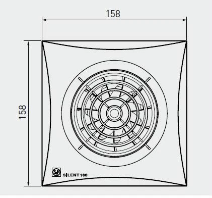 Soler & Palau SILENT-100 - Badkamer-/toiletventilator 5210400700 7 Soler & Palau SILENT-100 - Badkamer-/toiletventilator 5210400700 - Afbeelding 7
