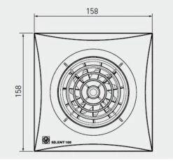 Soler & Palau SILENT-100 - Badkamer-/toiletventilator 5210401500 16 Soler & Palau SILENT-100 - Badkamer-/toiletventilator 5210401500 -Veiligheid Thuis soler en palau silent 100 badkamer toiletventilator 4138489 2